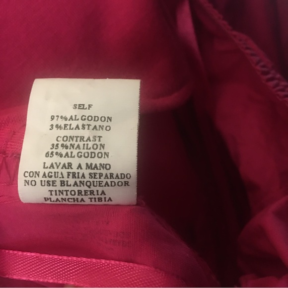 Entry Hot Pink Barbiecore Halter Lace Up Grommet Dress - Picture 6 of 9